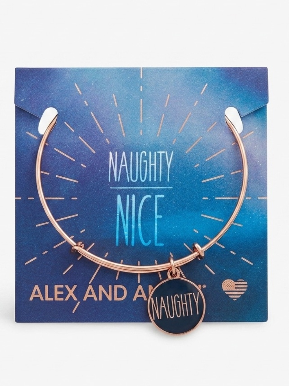 Alex and Ani Naughty or Nice Charm Bangle
